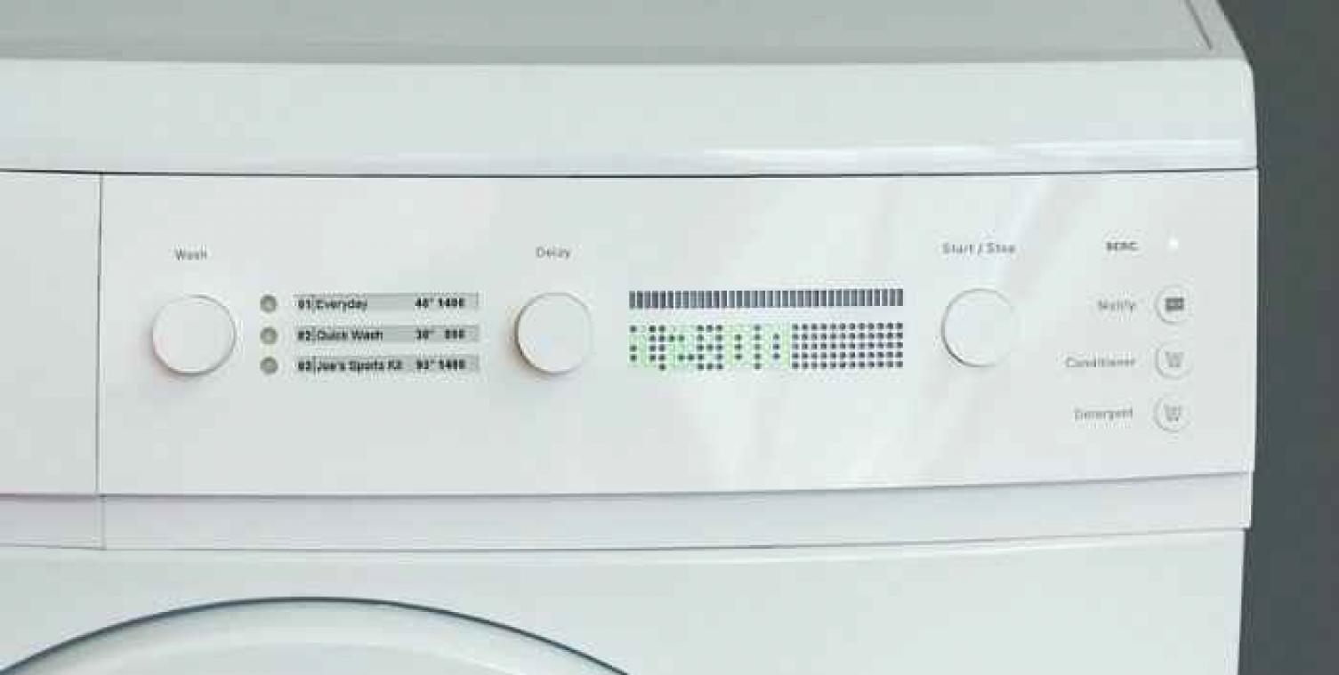 Dit is hoe de toekomst van uw wasmachine eruit ziet