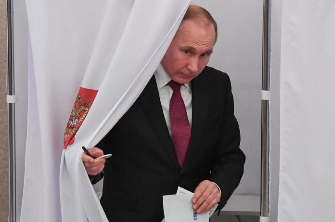 Poetin fluitend naar vierde ambtstermijn