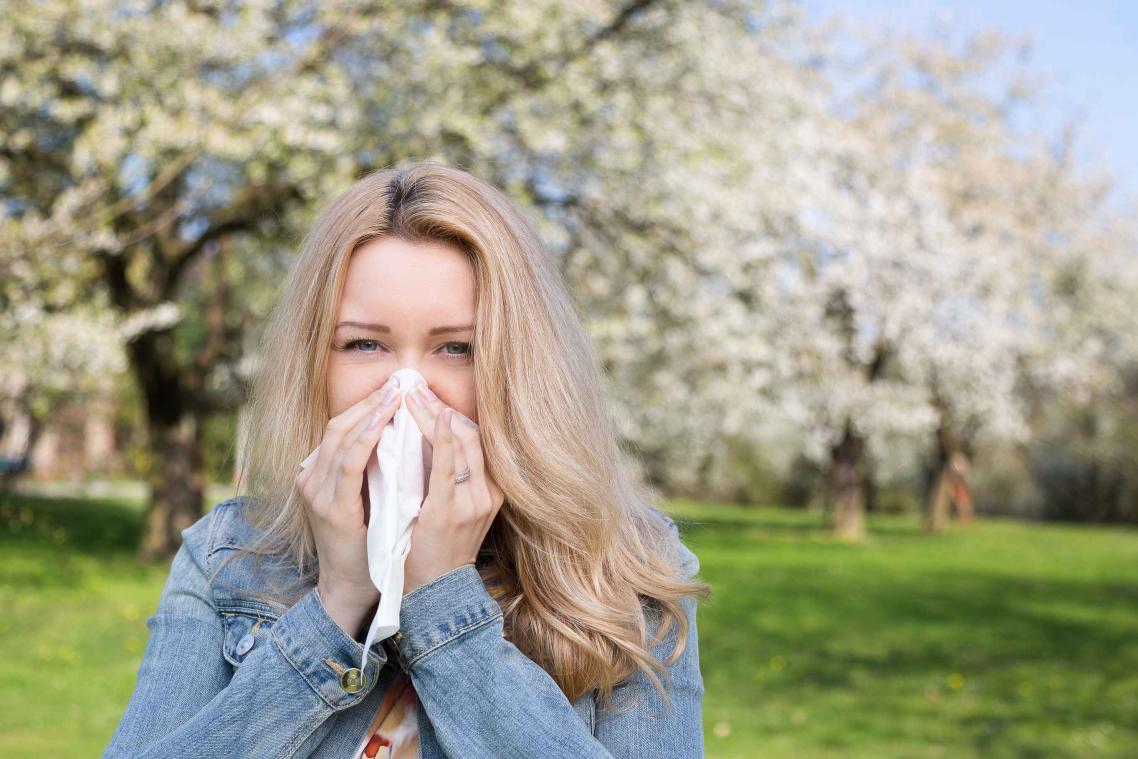 Laat een allergie de lentepret niet bederven