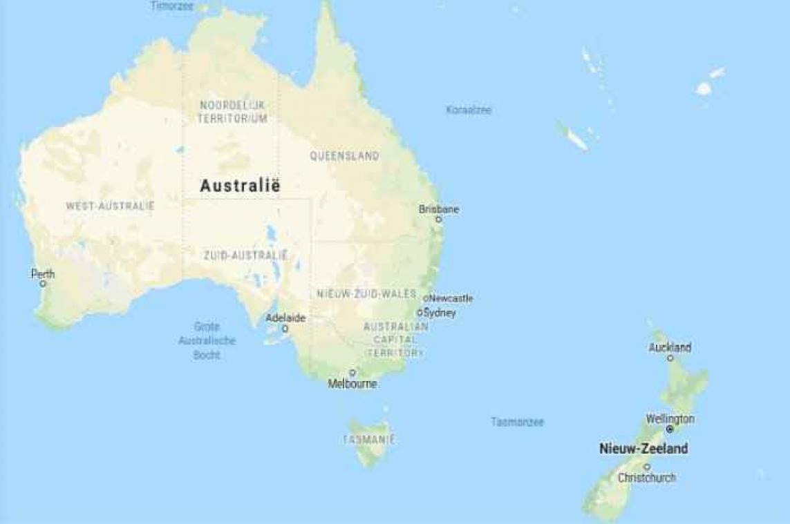Kiwi's eisen met ludieke actie plaats op de wereldkaart op