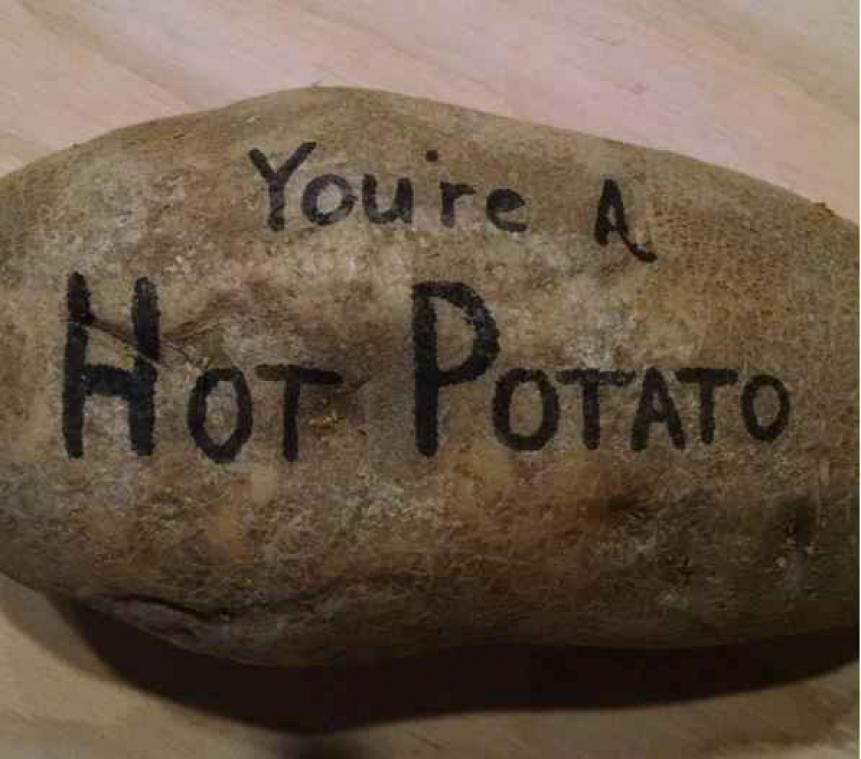 Verstuur eens een aardappel voor Valentijn