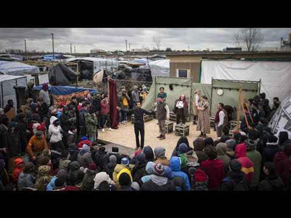 Hamlet opgevoerd in vluchtelingenkamp Calais