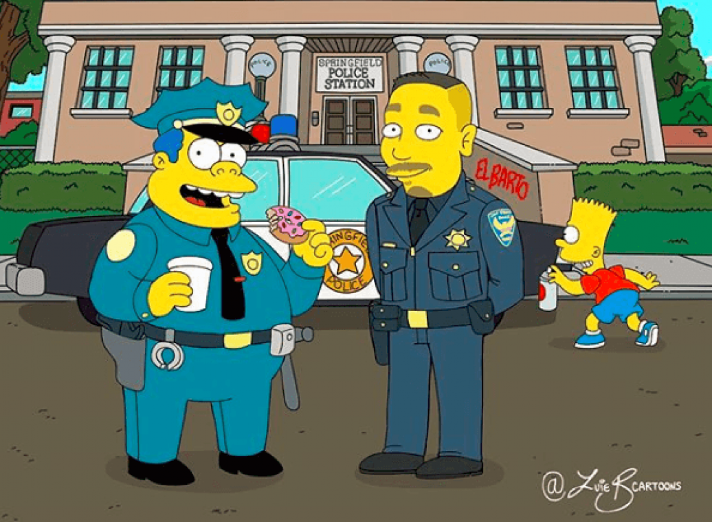Illustrator tovert mensen om tot 'The Simpsons'-figuren