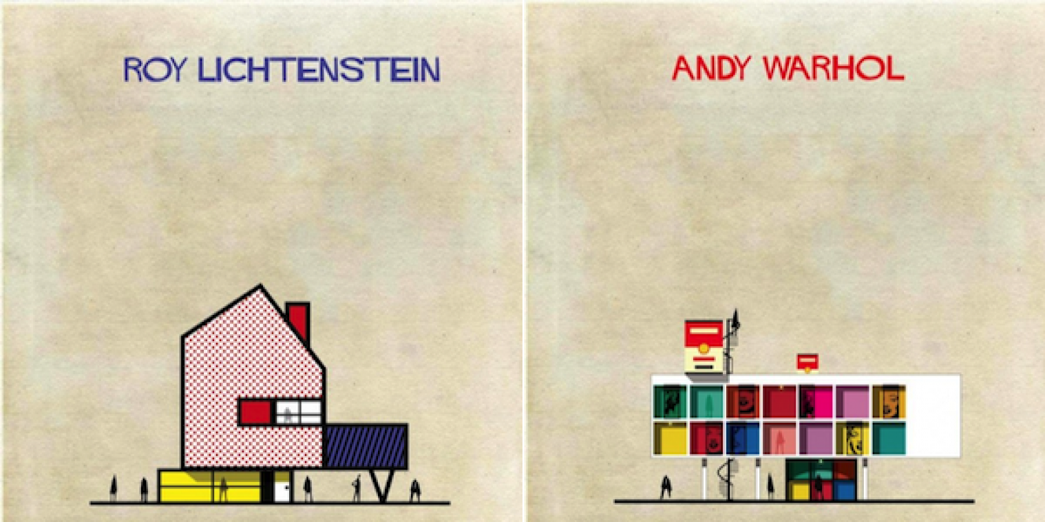 Wat als Warhol, Picasso en Dali architecten waren?