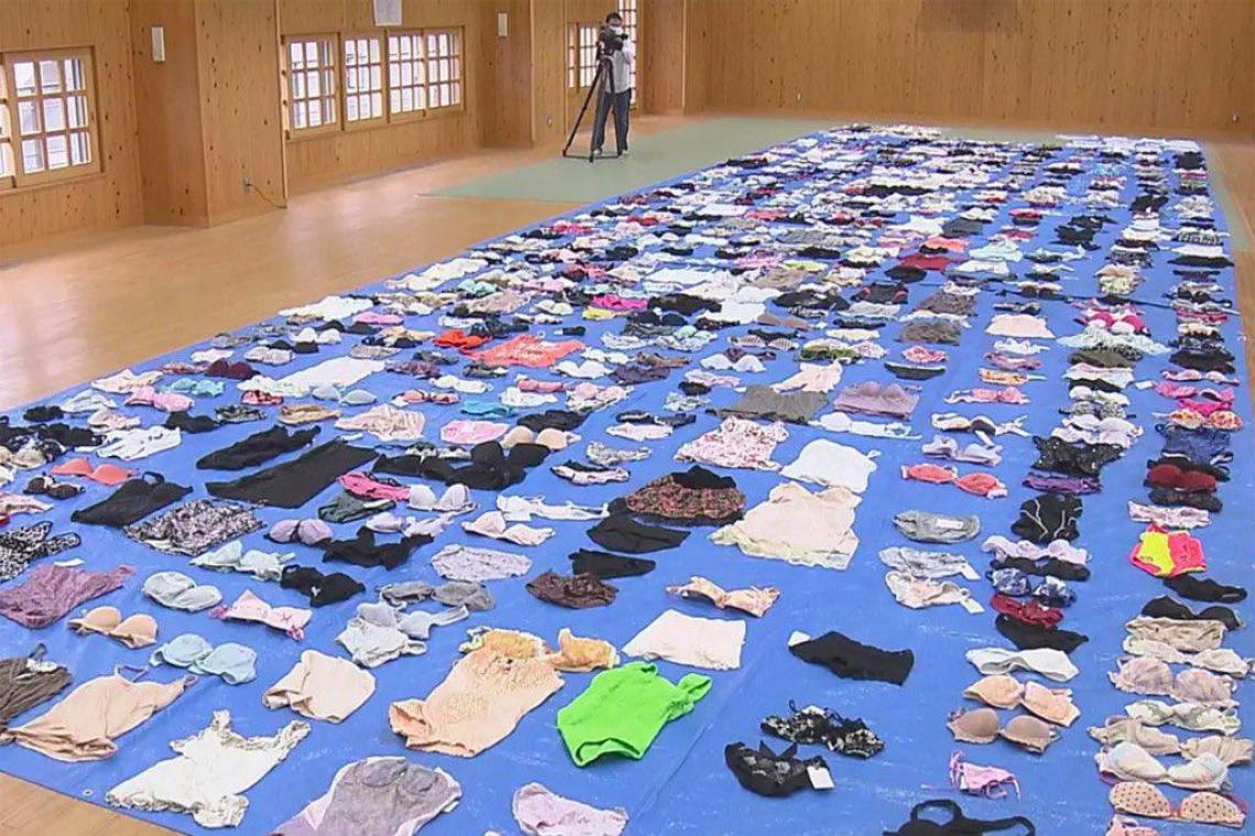 BIZAR. ‘Slipjesdief’ in Japan stal meer dan 700 stukken vrouwenondergoed uit wasserettes
