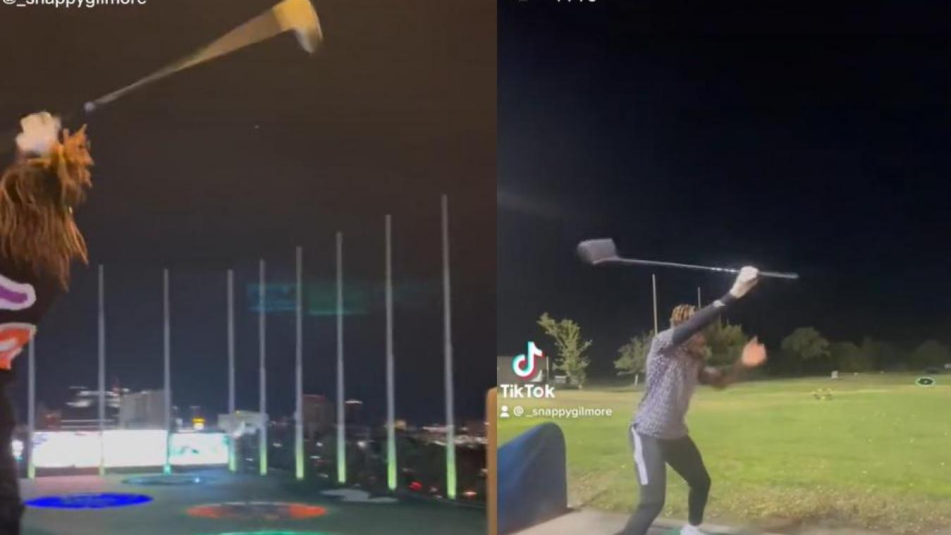Ontmoet TikTok-sensatie ‘Snappy Gilmore’: de virale golfer met de uitzinnigste swing ter wereld