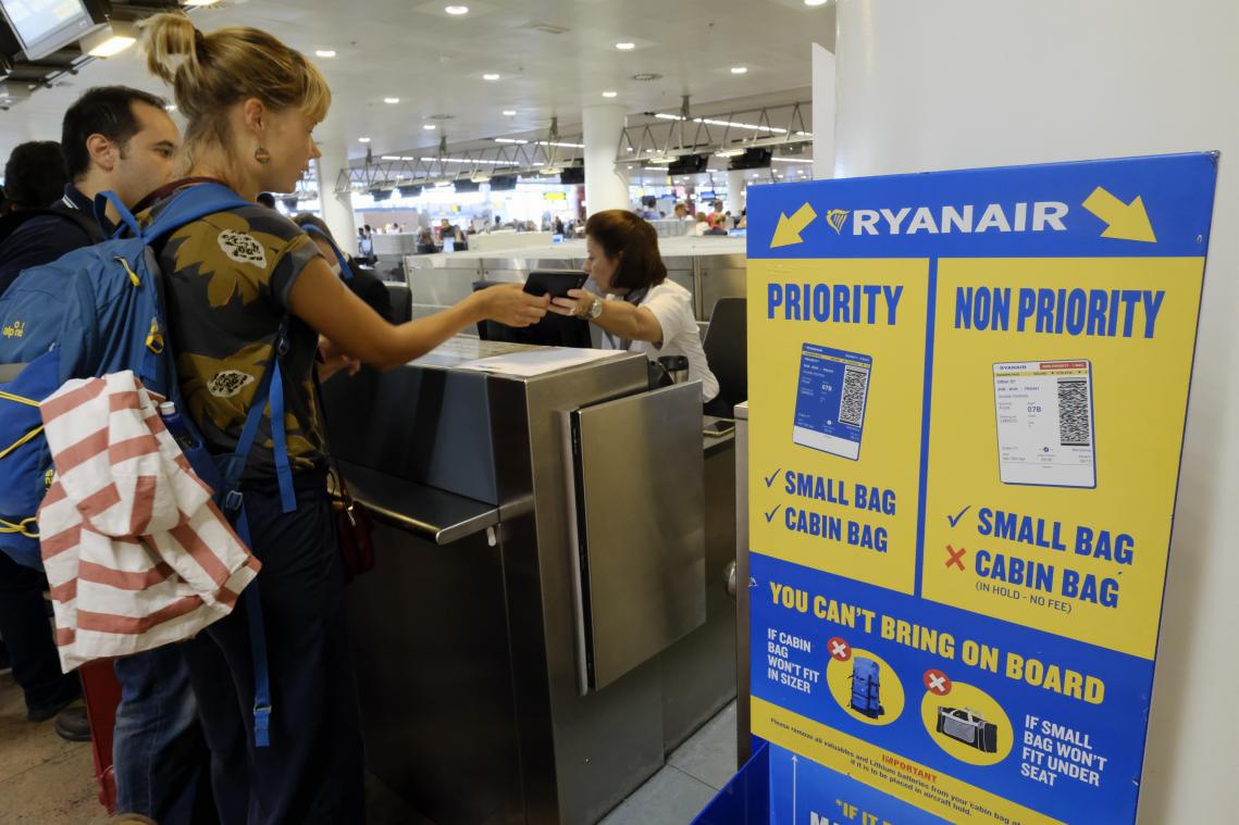 Ryanair sluit basis op Brussels Airport tijdens winter
