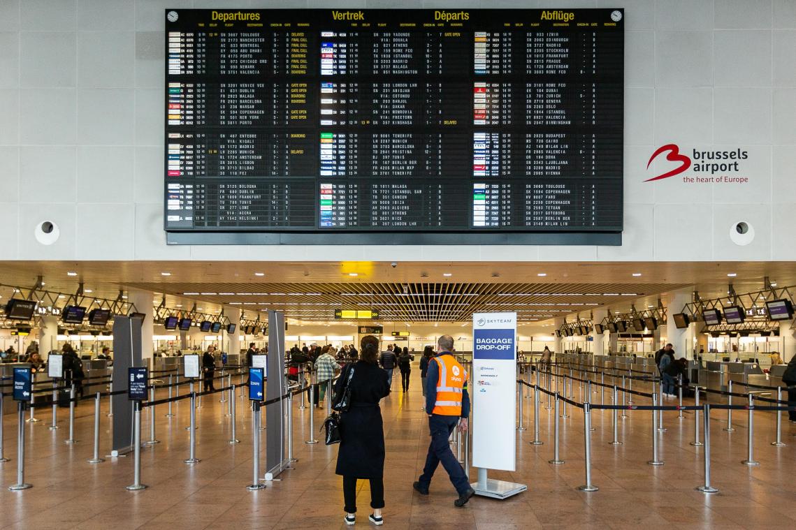 Vliegverkeer op Brussels Airport in 2022 nog niet op niveau van voor corona